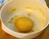 A picture of step 1 of Rajasthani Dahi Gatta.