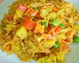 A picture of step 4 of Vegetable vermicelli.