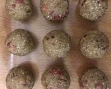 รูปขั้นตอนการทำที่ 2 ของ ขนม “Power ball” คลีนๆ 🌰🍯🍑 ต้นทุนต่ำลูกละ 10 บาท ทำง่ายๆ ไม่ง้อเตาอบ วัตถุดิบหาซื้อได้จาก 7-11