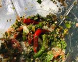 A picture of step 2 of G G chutney-Ginger Green Chutney.