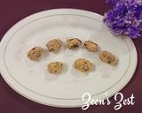 A picture of step 3 of Poppy Seeds covered Dates.