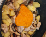 Foto del paso 4 de la receta: Ternera blanca guisada con champiñones y patatas