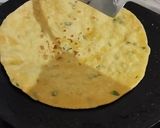 A picture of step 3 of मेथी के (थेपले)पराठे.