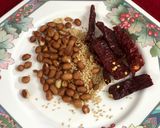 A picture of step 2 of Coconut Peanut Sesame Chutney.
