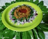 A picture of step 5 of Dalia oats veggies.