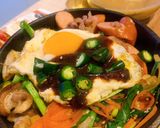 รูปขั้นตอนการทำที่ 4 ของ ข้าวยำเกาหลี Bibimbap🍚 style by barbie👩🏼‍🍳