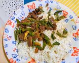 Foto langkah ke 11 dari resep Daging Sapi Cabe Ijo Endez.