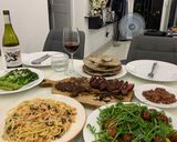 Hình bước làm 4 của món Pasta cá hồi