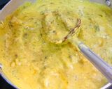 A picture of step 8 of Punjabi Kadhi Pakoras.
