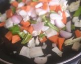 A picture of step 5 of Baby corn manchurian.