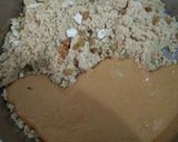 A picture of step 2 of Suji Besan Laddu.