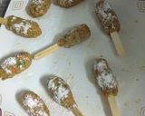 A picture of step 4 of Soyabean Kebab Stick Rolls.