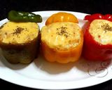 รูปขั้นตอนการทำที่ 4 ของ พริกหวานยัดไส้อบชีส