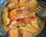 Gambar langkah 3 resipi Gulai udang ❤.