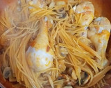 Foto del paso 12 de la receta: Muslos de pollo con espaguetis partidos y Sindhi biryani