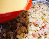 A picture of step 6 of Meat Lovers Potato O’Brian Breakfast Casserole 🥘.