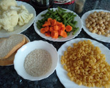 Foto del paso 1 de la receta: Minestrone con pasta y coliflor