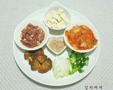Hình bước làm 1 của món Súp Kim Chi / Canh Kim Chi 김치찌개