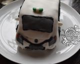 Foto del paso 5 de la receta Tarta con forma de coche