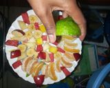 A picture of step 3 of Mixed fruits.