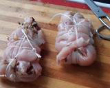 Foto del paso 6 de la receta: Pechuga de pollo rellena de champiñones y jamón, en airfryer