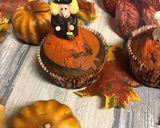 Une image de l'étape 8 de Cupcake nature bi-colore d'halloween.