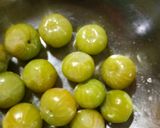 A picture of step 2 of Goose berry Murabba.