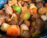 A picture of step 4 of Sig's braised ox cheek.