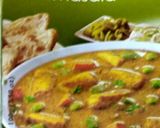 A picture of step 4 of Palak paneer bhurji.