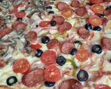 Pas rețetă Pizza mixtă (o gustare la pachet grozavă) 4 fotografie