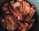A picture of step 2 of Orange-Spring Onions-Chilli Rice with Sticky Spicy Pork Ribs And Homemade Coleslaw.