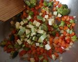 A picture of step 2 of Brown Fried Rice with Shrimp.