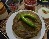 A picture of step 6 of Spinach Potato Paratha.