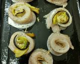 Foto del paso 5 de la receta: Rollitos merluza con berenjena y zucchini