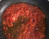 A picture of step 2 of Yam and Egg sauce.