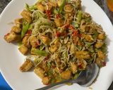 Foto langkah ke 2 dari resep Tahu tumis tauge buncis.