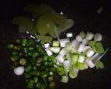 A picture of step 1 of Spring Onions And Amla ki Chutney.