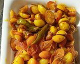 A picture of step 10 of Karonde ki chatney.