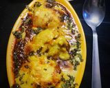 A picture of step 10 of Urad dal Kadhi.