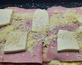 Foto del paso 4 de la receta: Láminas de berenjenas con quesos, jamón y salsa (para congelar)