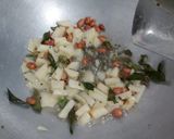 A picture of step 4 of Indori Poha.