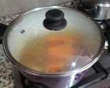 Foto del paso 15 de la receta: Pollo en salsa de jengibre fresco, cardamomo con patatas y zanahoria