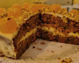 Foto del paso 12 de la receta: Carrot cake con frosting de queso y chocolate blanco