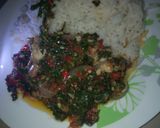 A picture of step 3 of White rice with vegetables sauce.