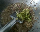 A picture of step 2 of Brinjal chokha.