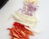 Foto langkah ke 1 dari resep Rolade (gelatine daging) saus tiram.
