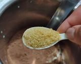 A picture of step 1 of Choco cold coffee.