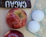 Foto del paso 1 de la receta: Brownie saludable (otro) con manzana sin azúcares agregados ni harina 🍎 🍎 🍎 solo 3 ingredientes