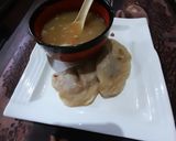 A picture of step 7 of Chicken dumplings with hot and sour soup.