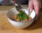 A picture of step 2 of Scotched Quail Egg with Chorizo.